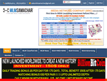 Tablet Screenshot of mlmsamachar.com